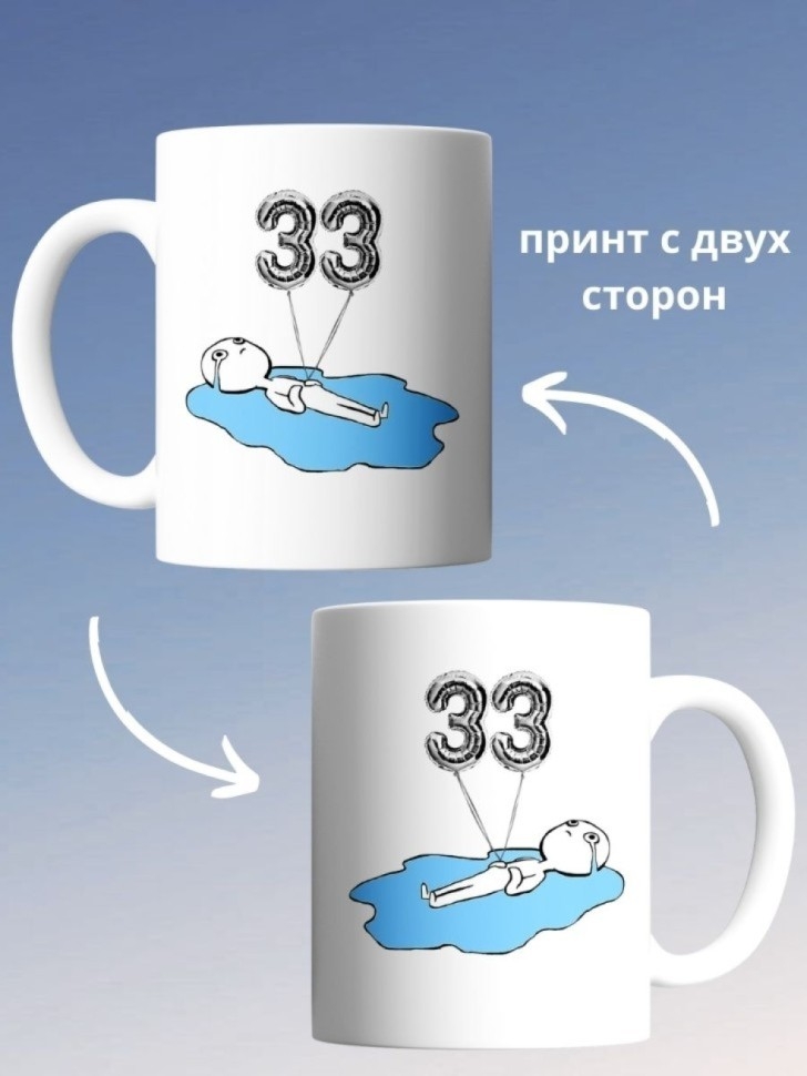 Кружка на день рождение 33 года в подарок коллеге подруге