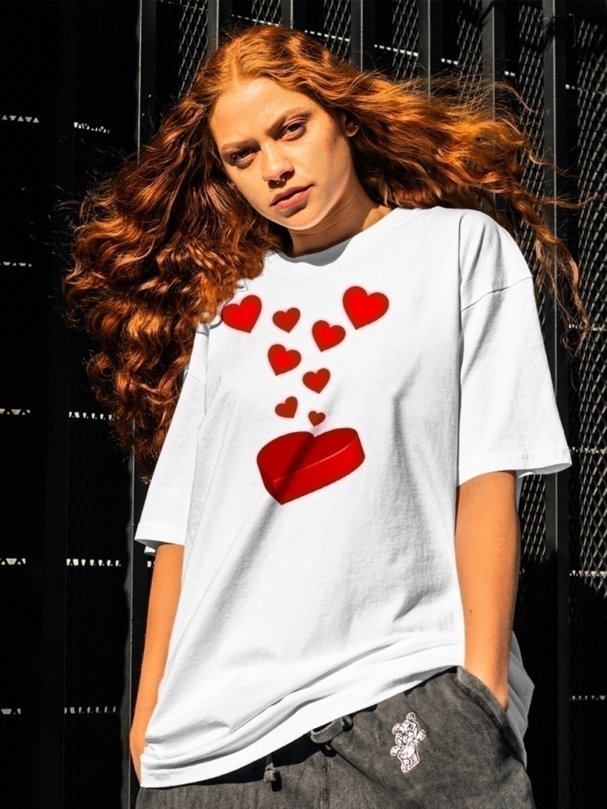 Футболка оверсайз любовь 1