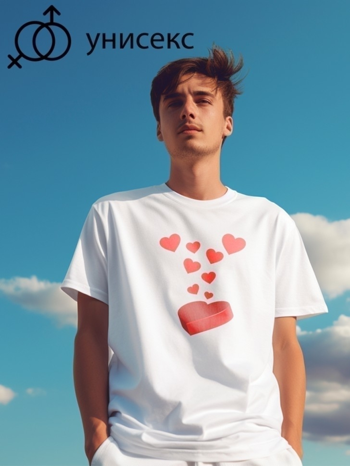 Футболка оверсайз любовь 1