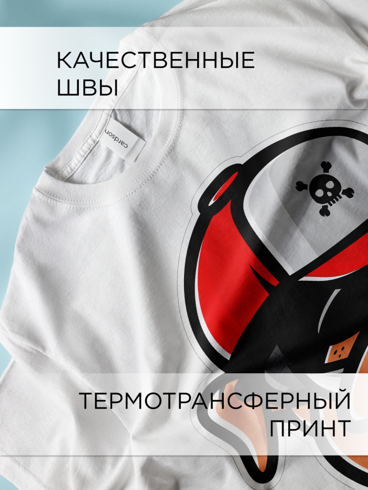 Футболка оверсайз с принтом Бульдог Футболка оверсайз с принтом Бульдог