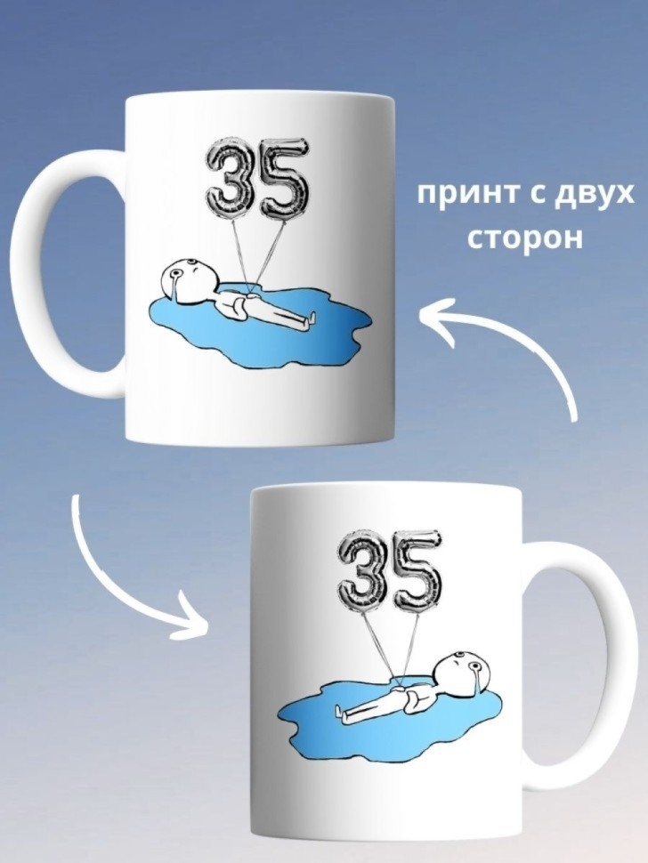 Кружка на день рождение 35 лет в подарок коллеге подруге