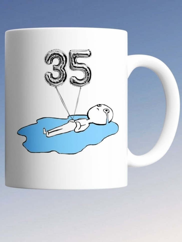 Кружка на день рождение 35 лет в подарок коллеге подруге