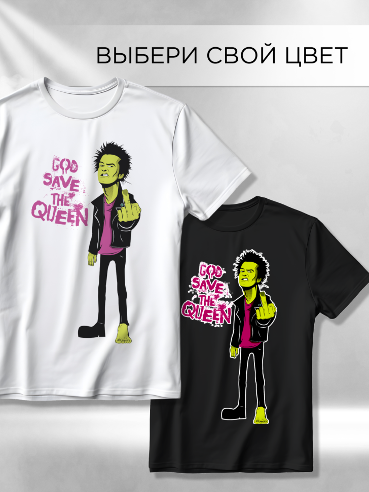 Футболка оверсайз универсальная с принтом 3еленый Футболка оверсайз универсальная с принтом 3еленый