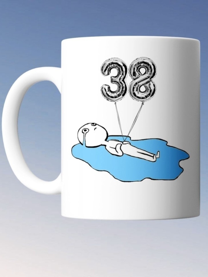 Кружка на день рождения 38 лет в подарок коллеге подруге Кружка на день рождения 38 лет в подарок коллеге подруге