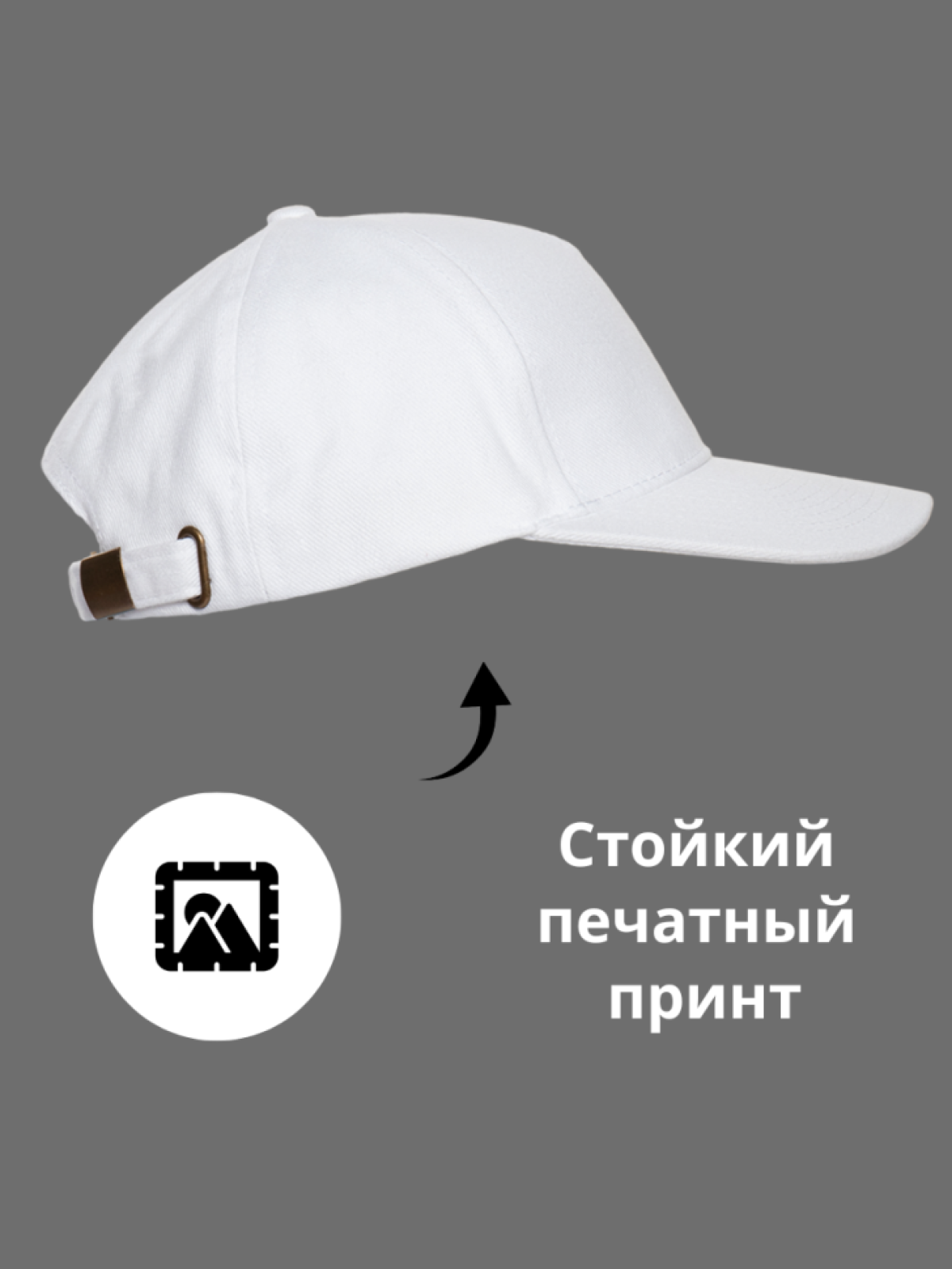 Бейсболка мужская женская кепка белая базовая без принта