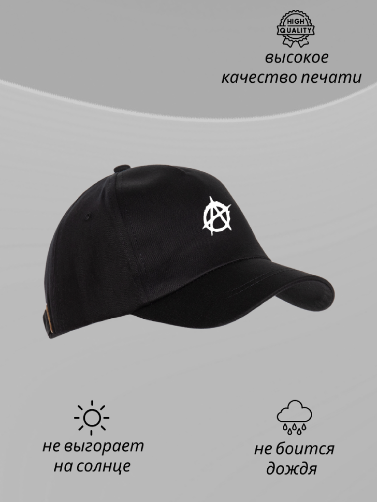 Бейсболка мужская черная кепка женская