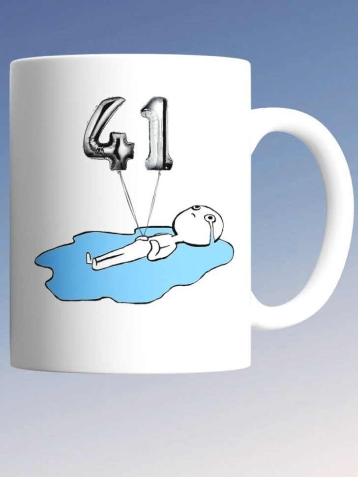 Кружка на день рождение 41 год в подарок коллеге подруге