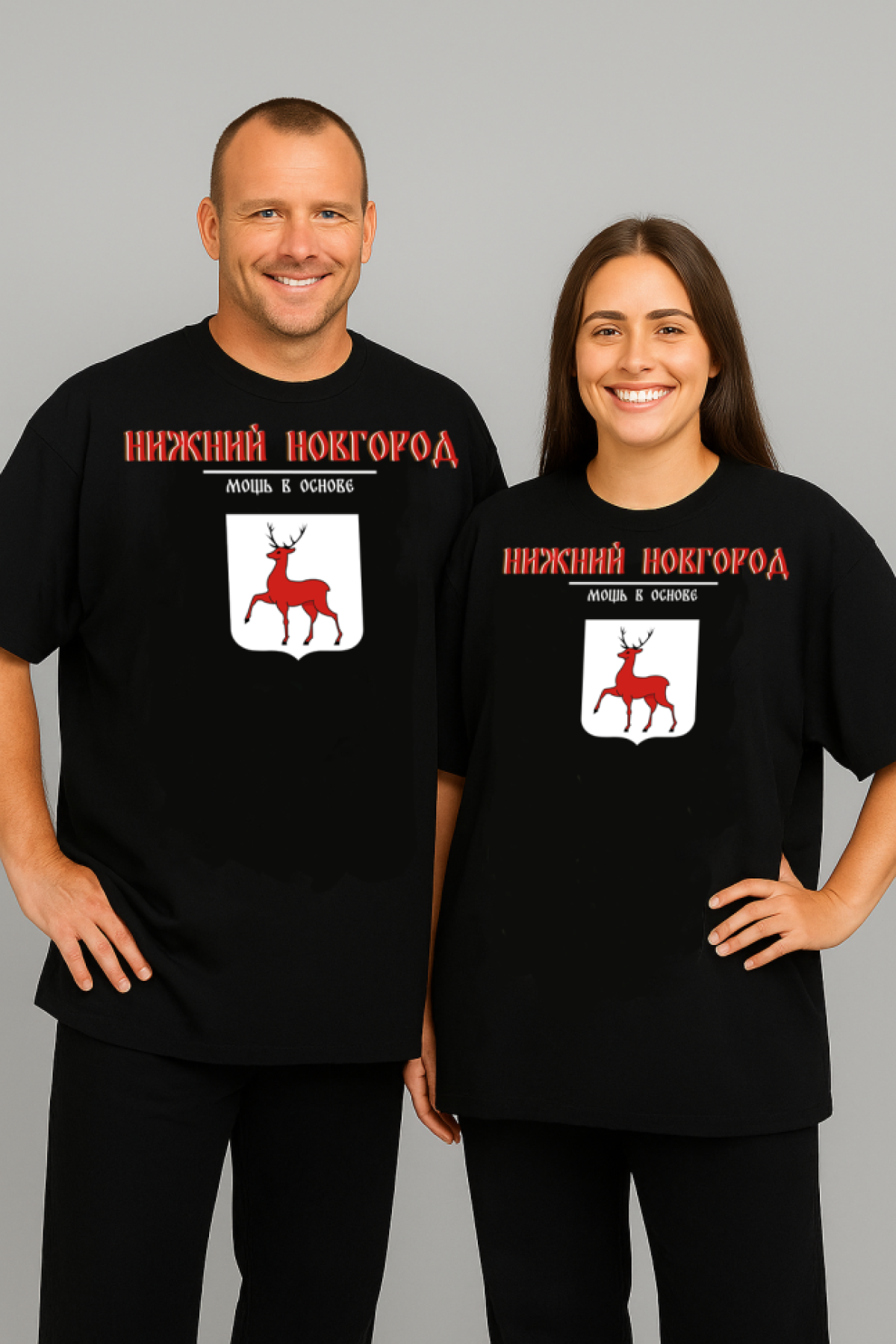 Футболка оверсайз с гербом Нижний Новгород 2