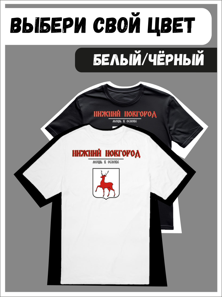 Футболка оверсайз с гербом Нижний Новгород 2