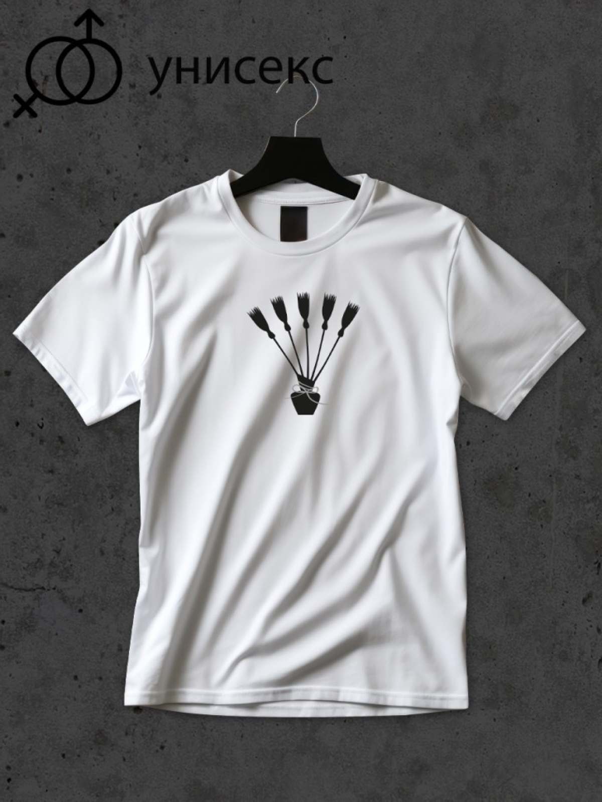 Футболка оверсайз принтом ведьма 6 Футболка оверсайз принтом ведьма 6