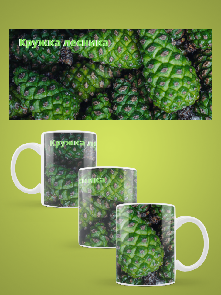 Кружка керамика декоративная подарок леснику