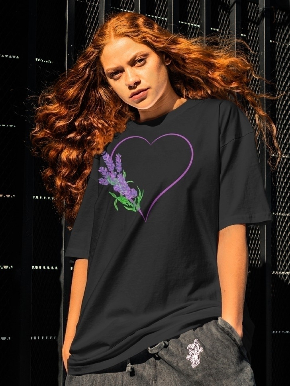 Футболка оверсайз любовь сердце 3