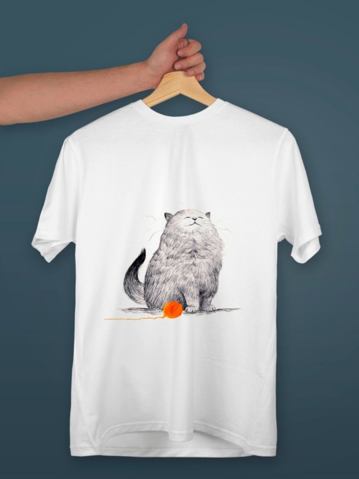 Футболка оверсайз с принтом