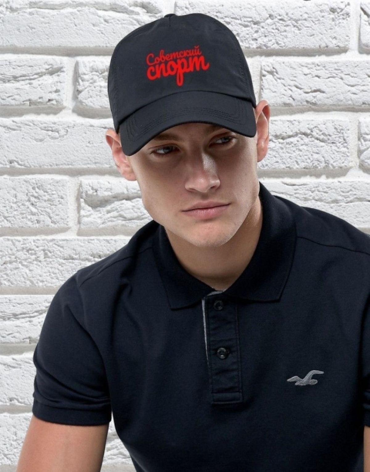 Бейсболка мужская модная с красной надписью Советский спорт