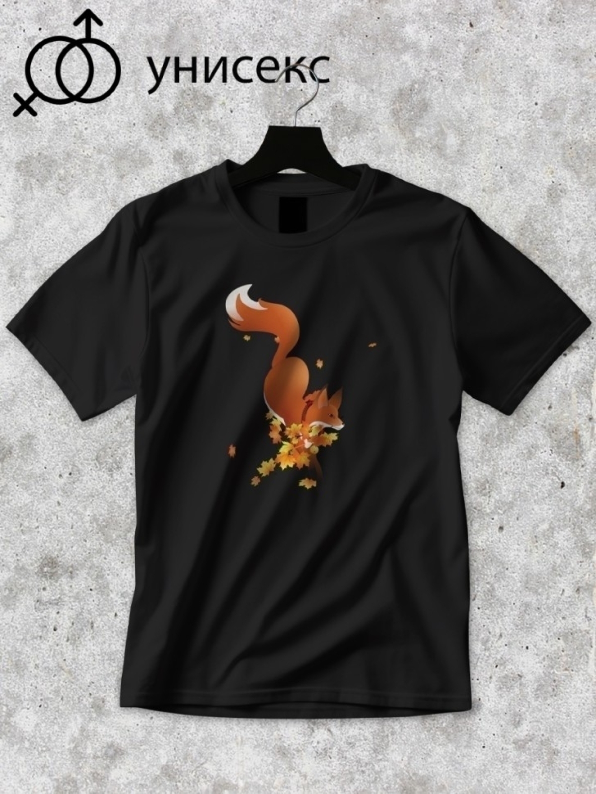 Футболка оверсайз принтом лиса 2