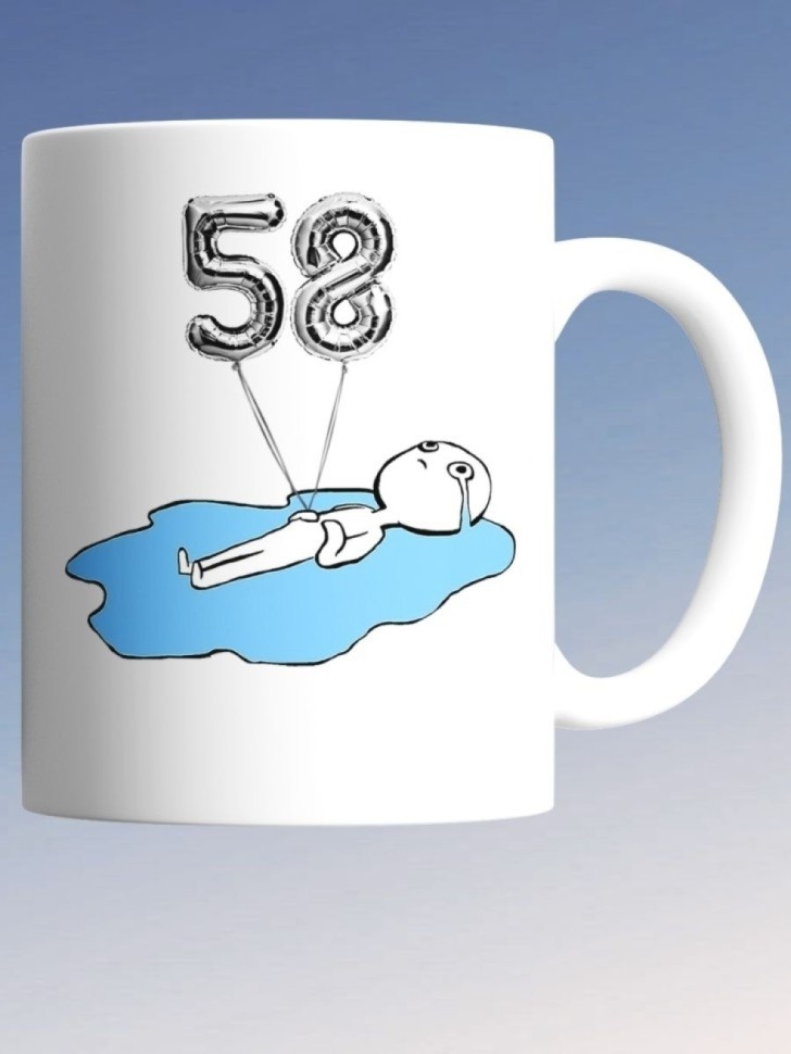 Кружка на день рождение 58 лет чашка в подарок коллеге Кружка на день рождение 58 лет чашка в подарок коллеге