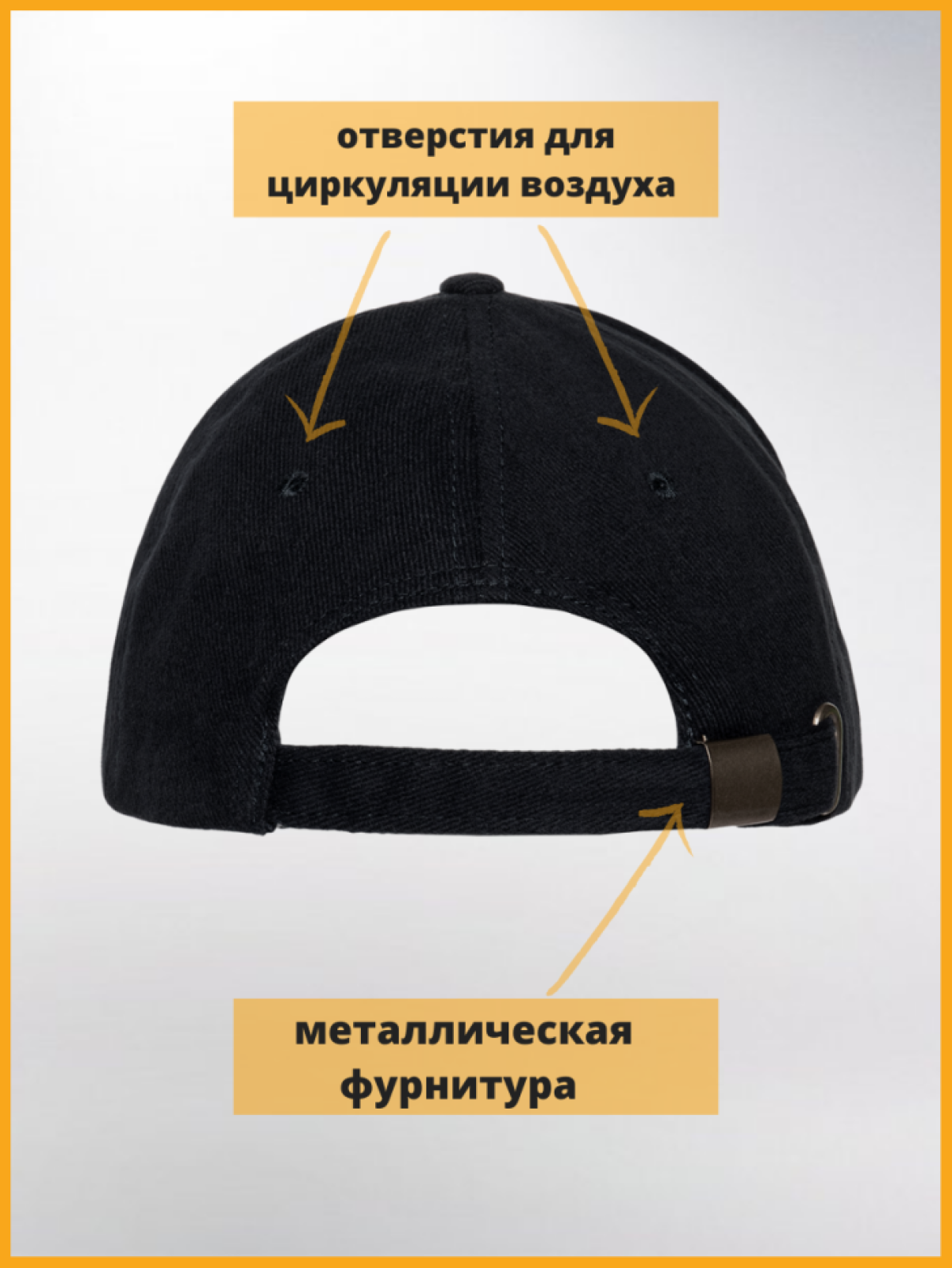 Бейсболка для охранника с принтом охрана