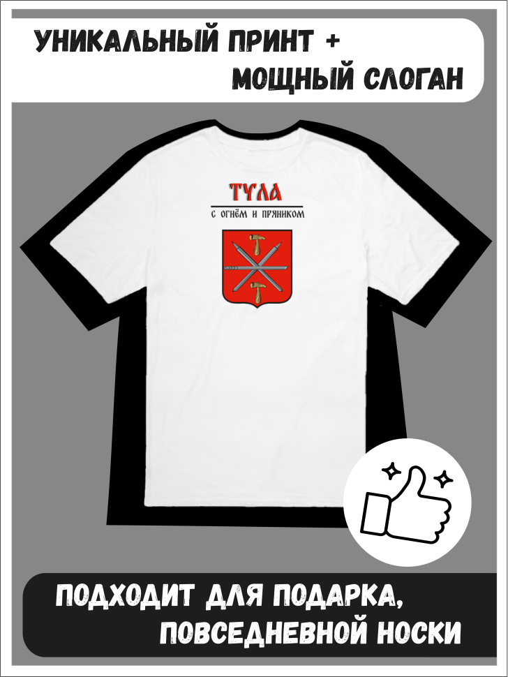 Футболка оверсайз с гербом Тула 1