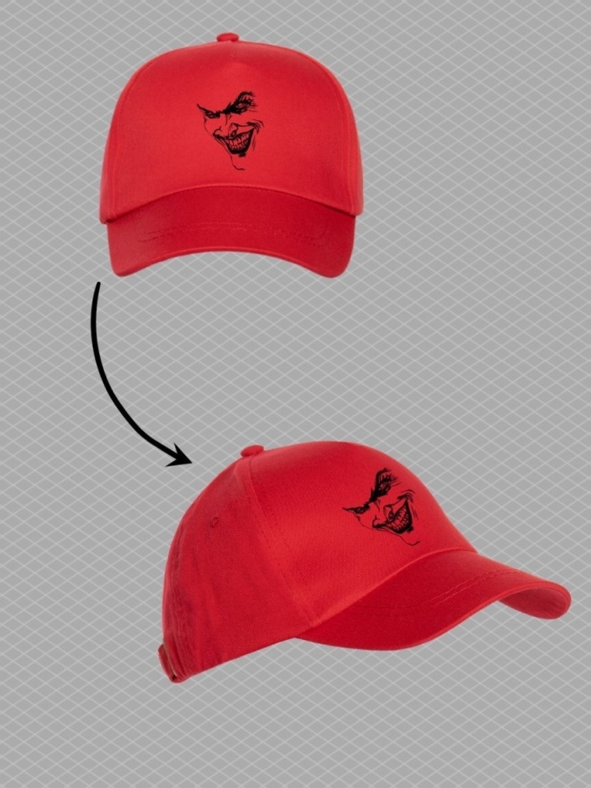 Бейсболка с принтом карта Джокер мужская кепка на охоту рыба