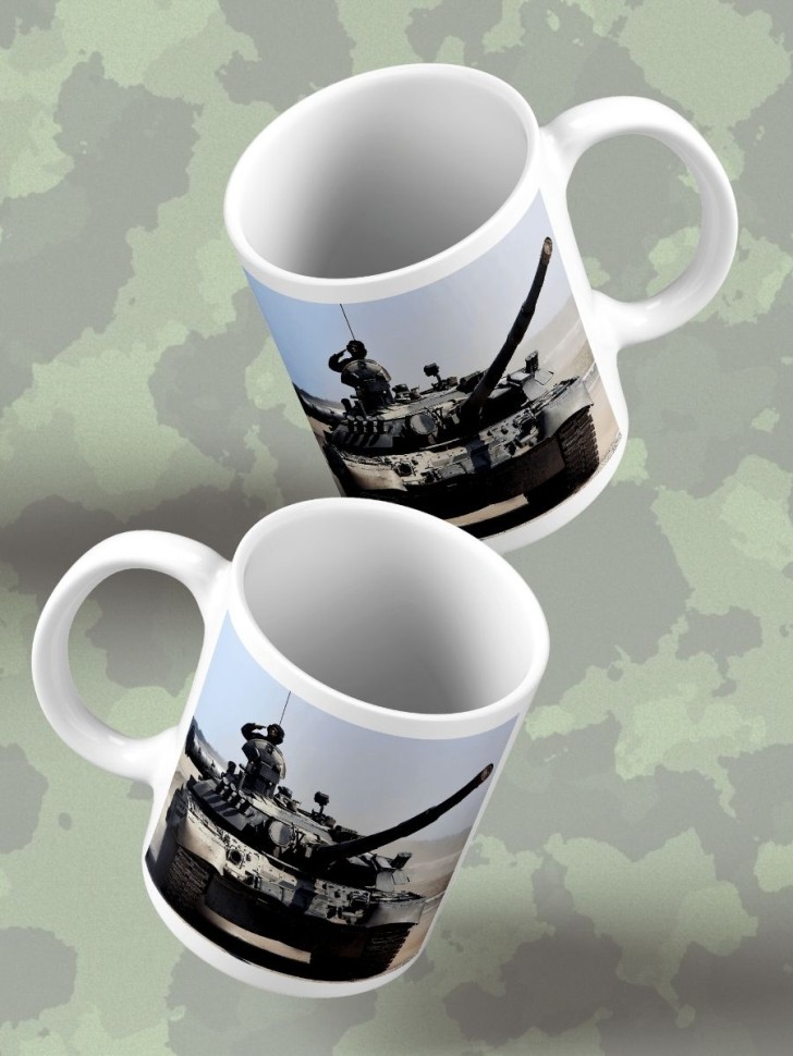 Кружка с танком Чашка Танкист подарок сувенир мужчине