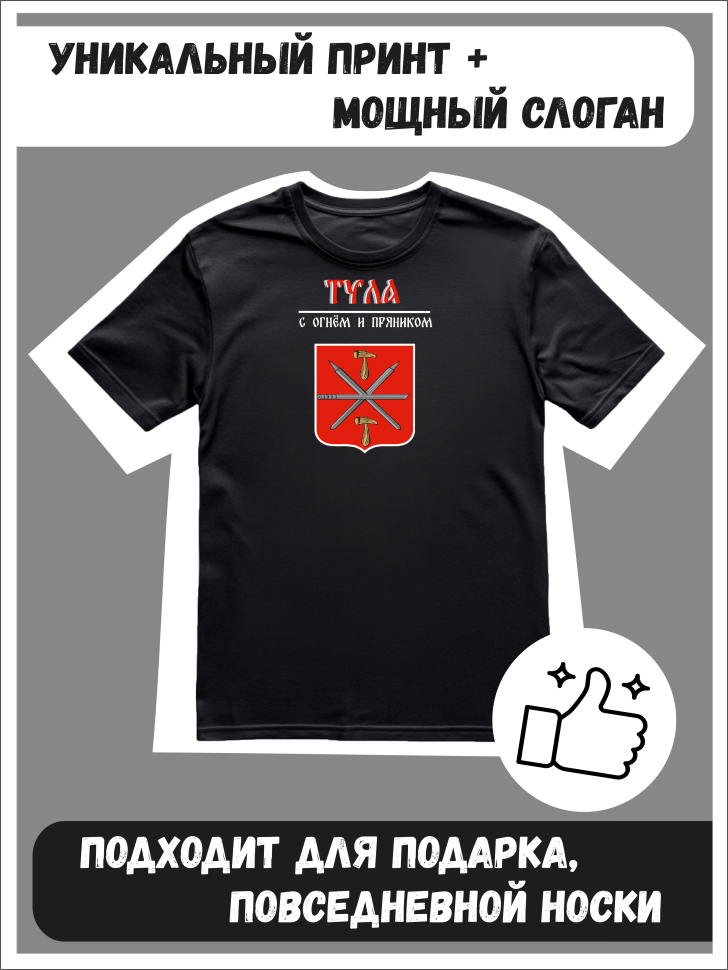 Футболка оверсайз с гербом Тула 2