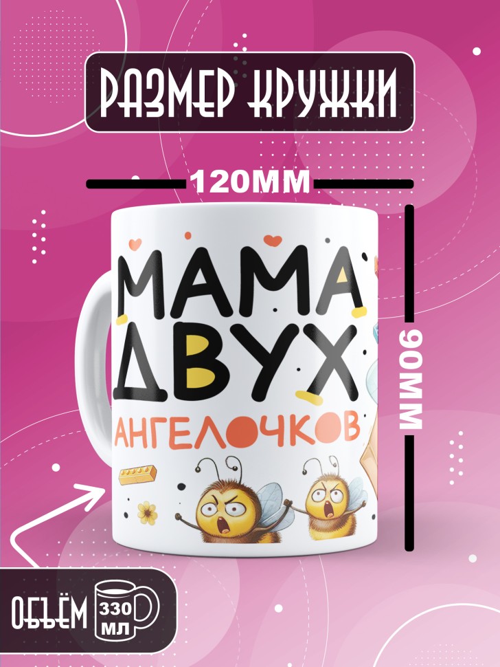 Кружка с прикольным принтом маме в подарок Кружка с прикольным принтом маме в подарок
