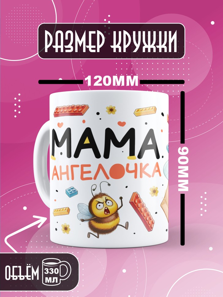 Кружка с прикольным принтом маме в подарок Кружка с прикольным принтом маме в подарок