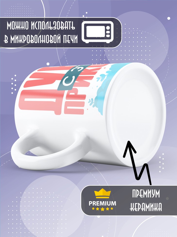 Кружка с прикольной надписью в подарок