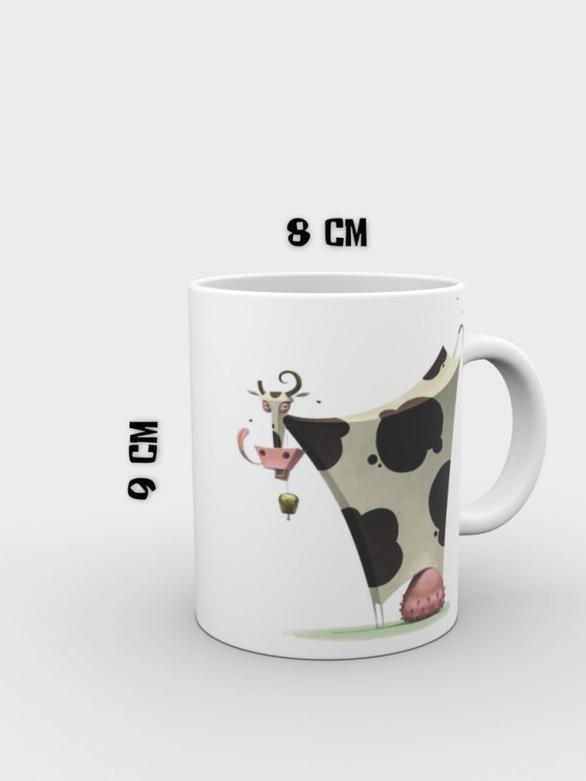 Кружка с коровой Прикольная керамическая в подарок