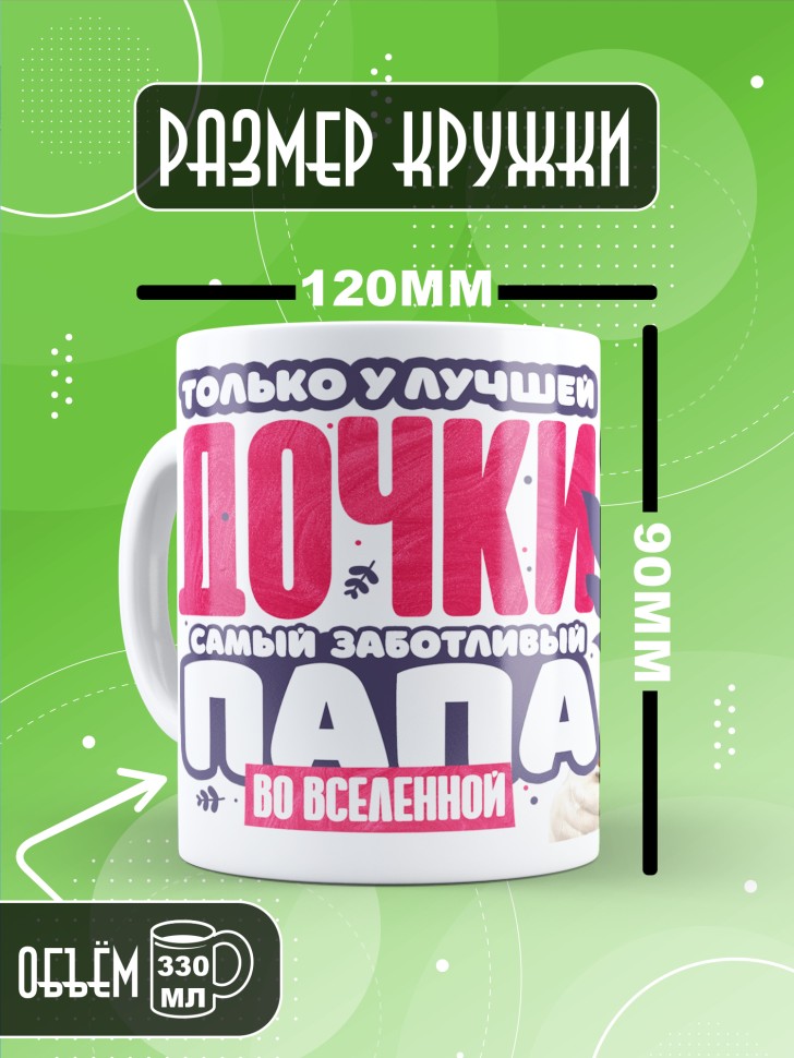 Кружка лучшей дочери в подарок Кружка лучшей дочери в подарок