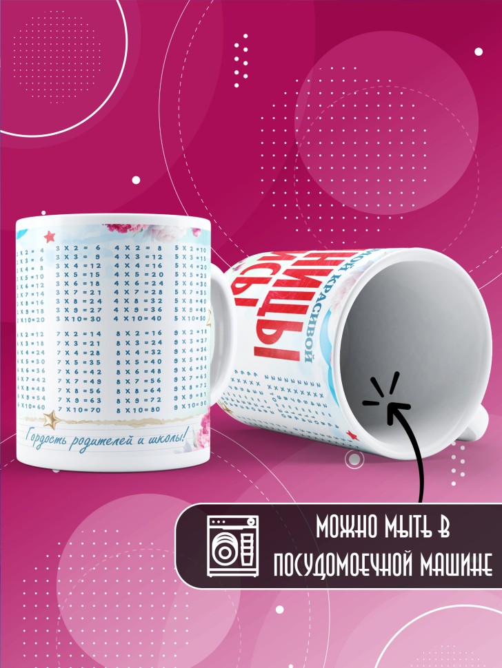 Кружка именная для школьницы Ларисы