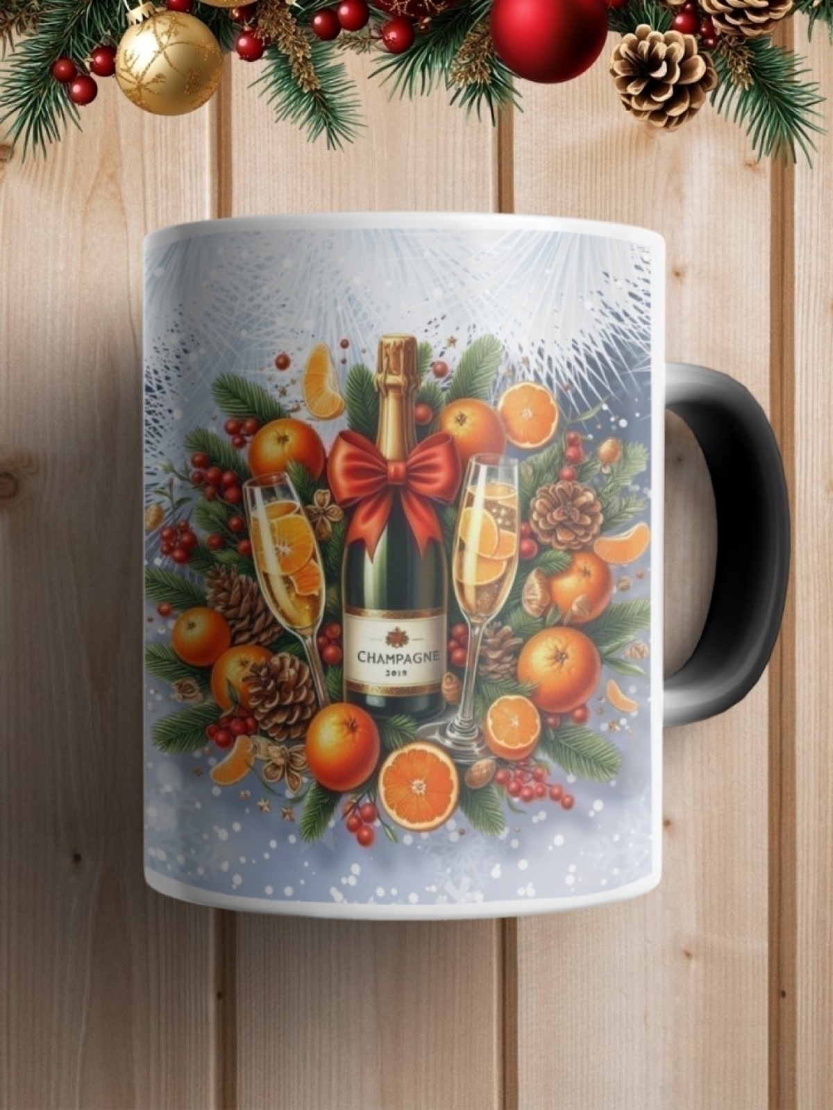 Подарок на новый год кружка хамелеон керамическая Подарок на новый год кружка хамелеон керамическая