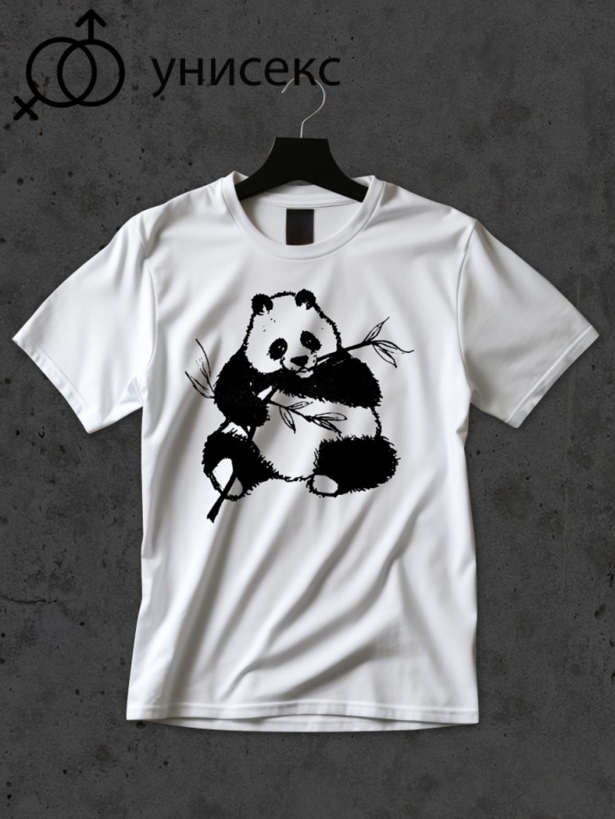 Футболка оверсайз с принтом панда 3