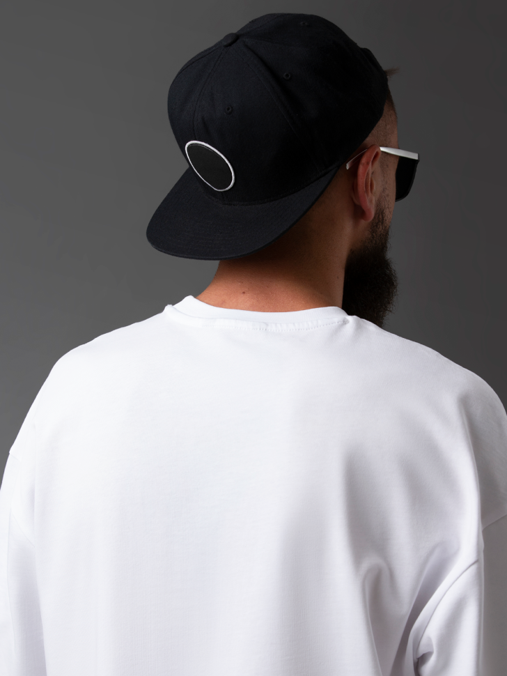 Футболка оверсайз мужская с черепами 