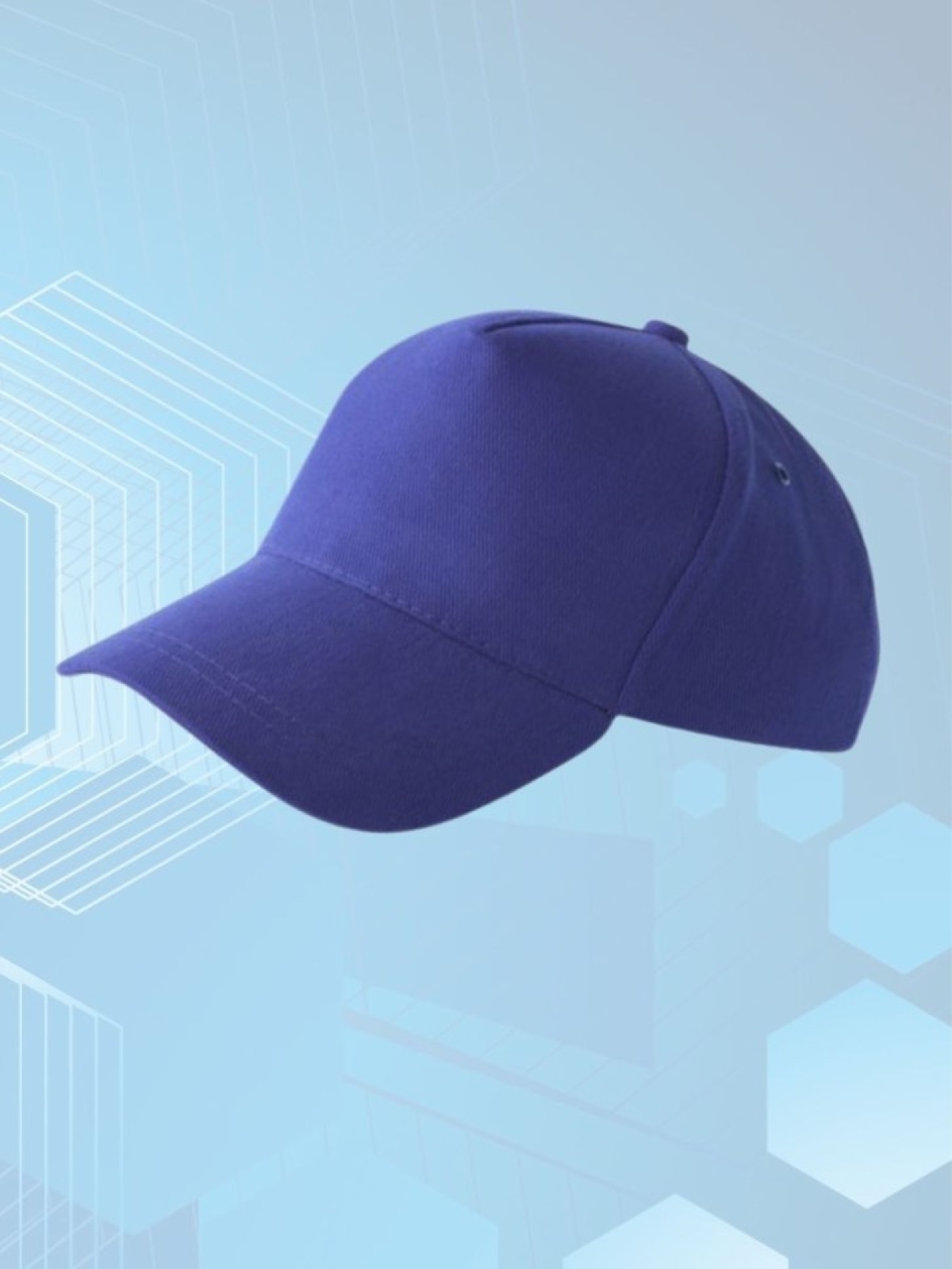 Бейсболка синяя принт Барабаны Кепка барабанщику