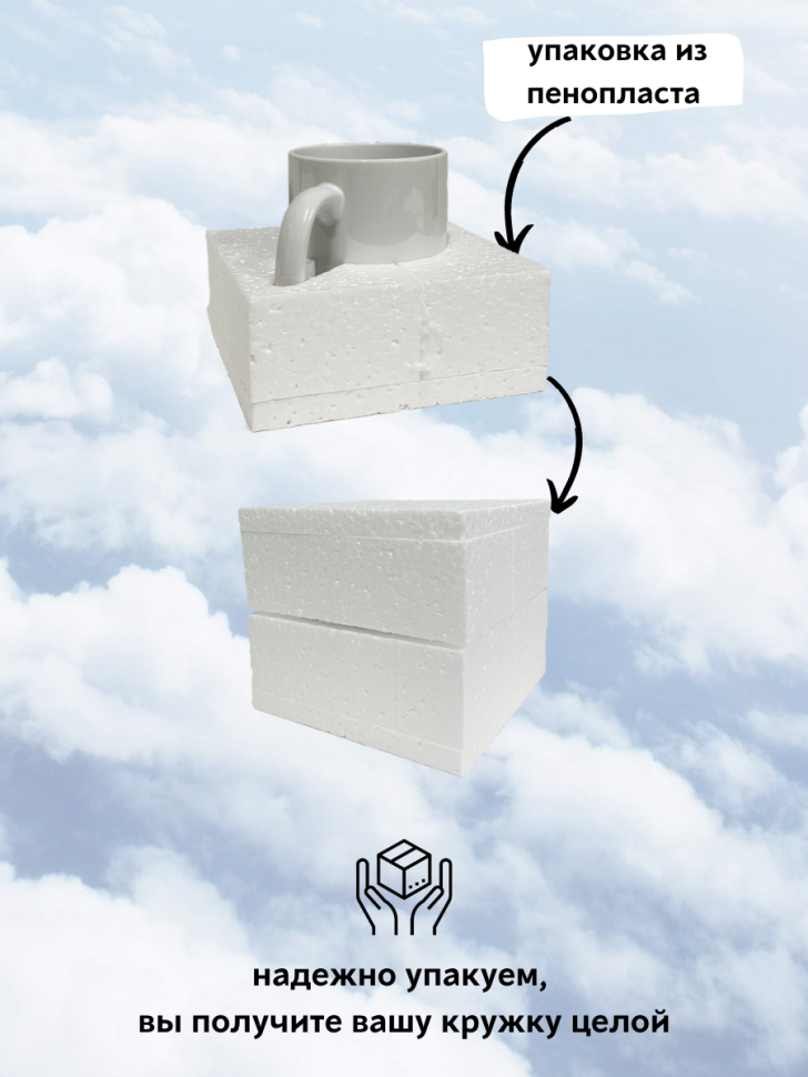 Кружка ВВС России для чая и кофе 330 мл подарок мужу папе