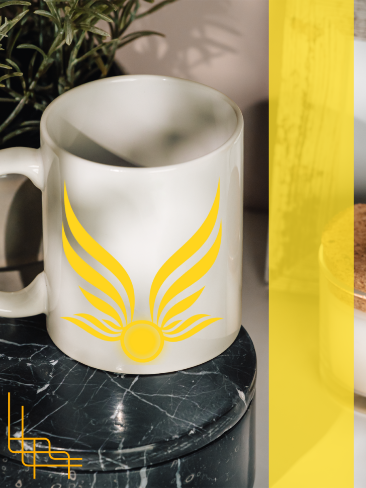 Кружка керамическая сувенир с принтом подарок на День ангела