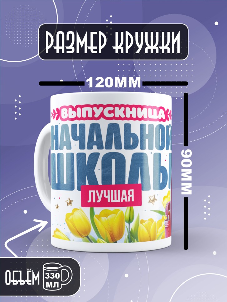 Кружка лучшей выпускнице начальной школы в подарок       