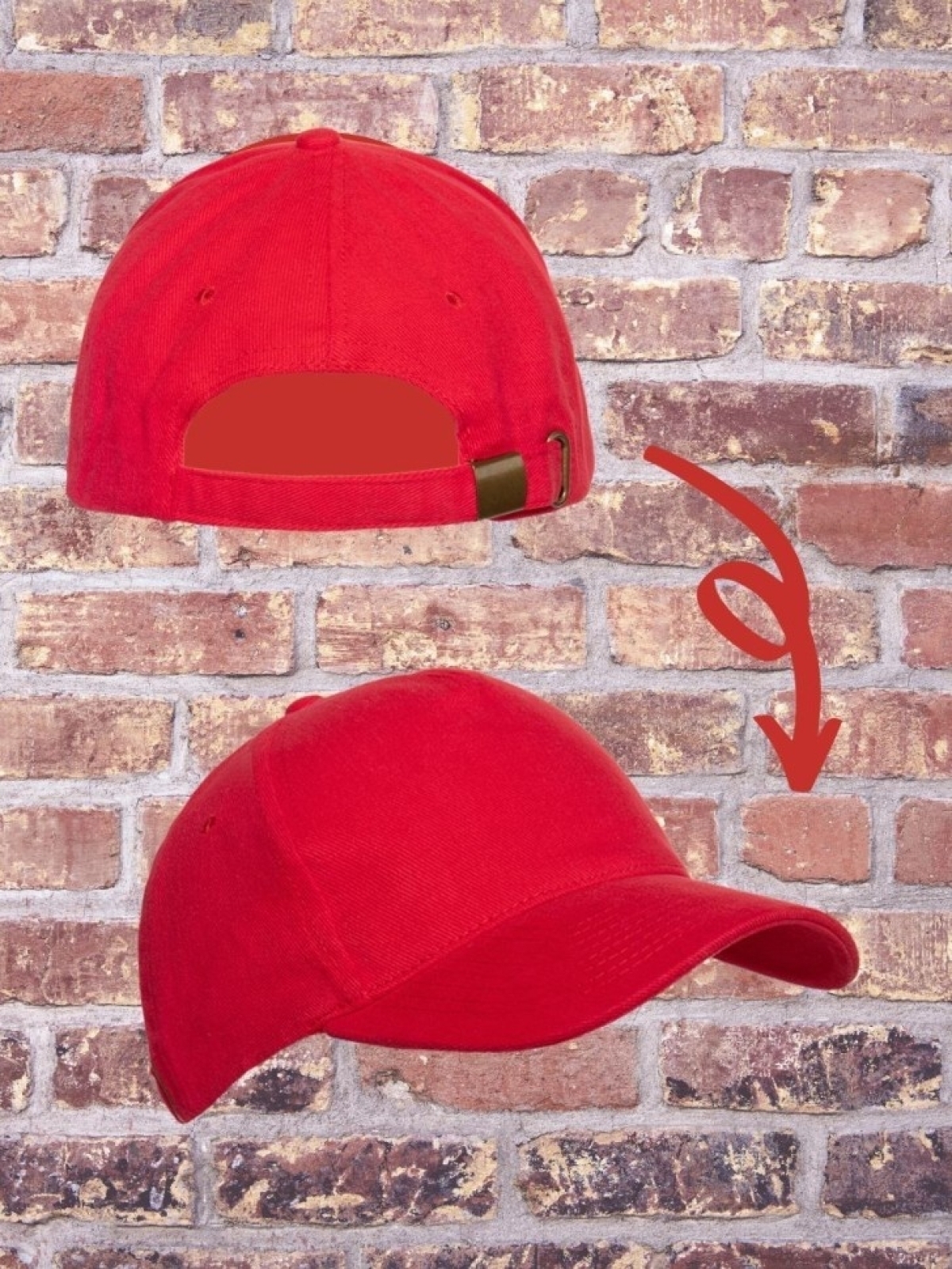 Бейсболка красная СССР белая надпись Бейсболка красная СССР белая надпись