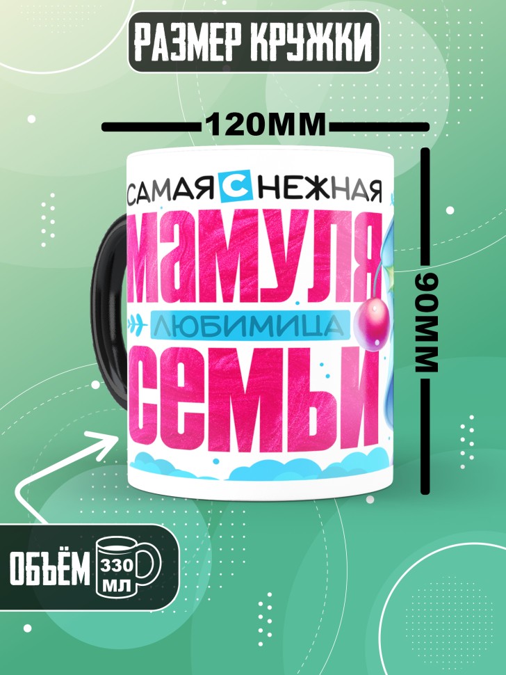 Кружка хамелеон мамуле в подарок 