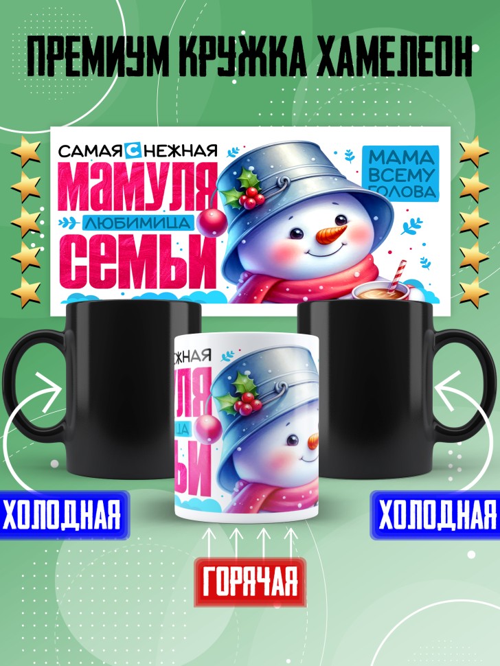 Кружка хамелеон мамуле в подарок Кружка хамелеон мамуле в подарок