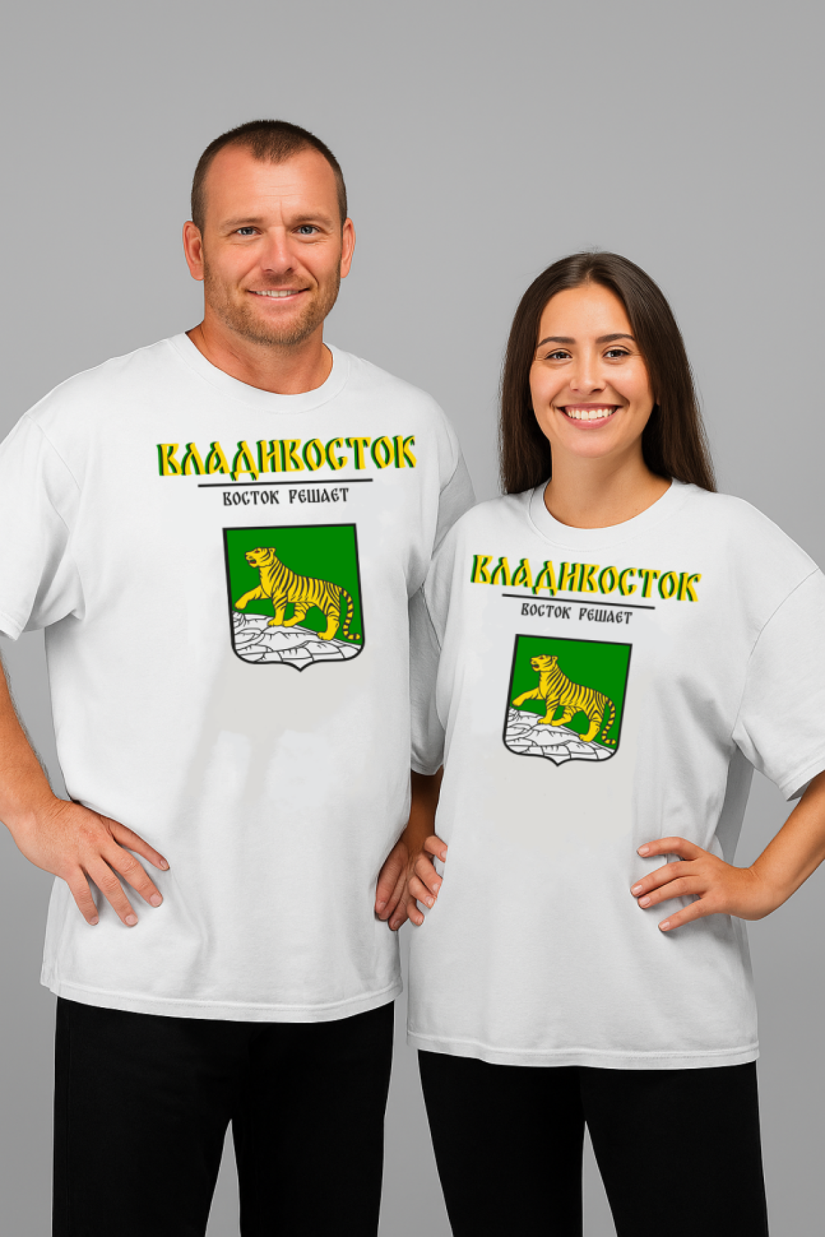 Футболка оверсайз с гербом Владивосток 1 Футболка оверсайз с гербом Владивосток 1