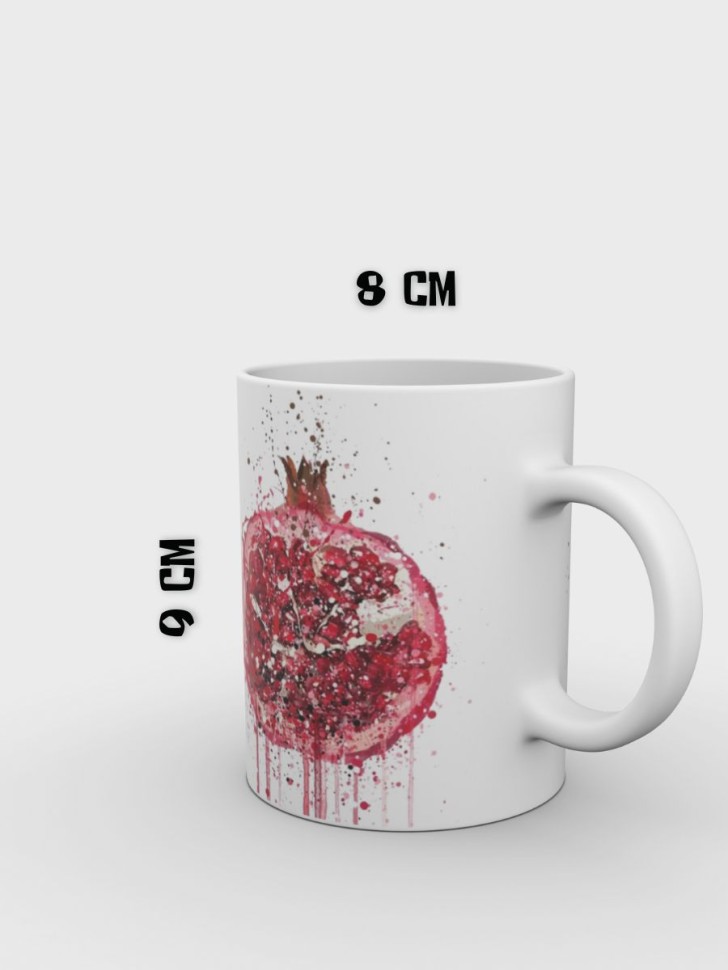 Кружка гранат керамика для чая и для кофе Подарок