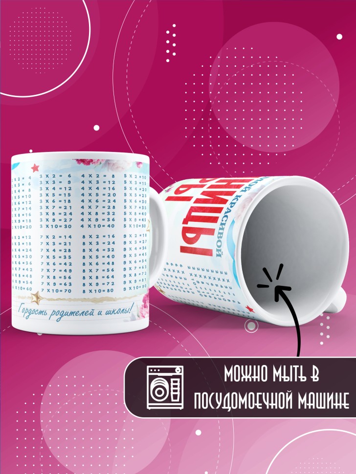 Кружка именная для школьницы Веры