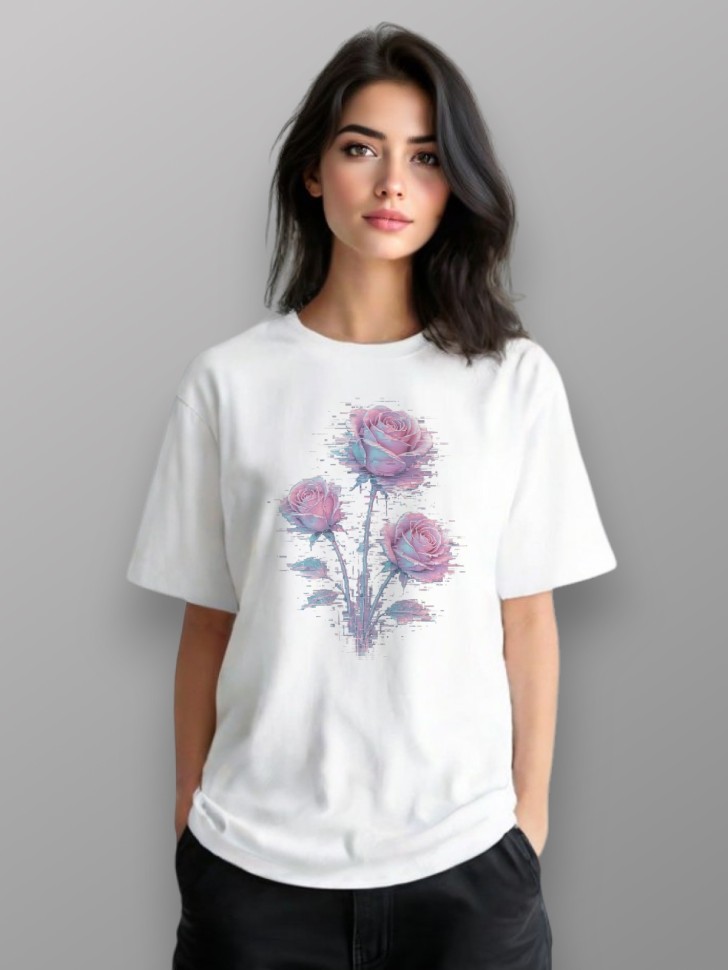 Футболка оверсайз с рисунком Футболка оверсайз с рисунком