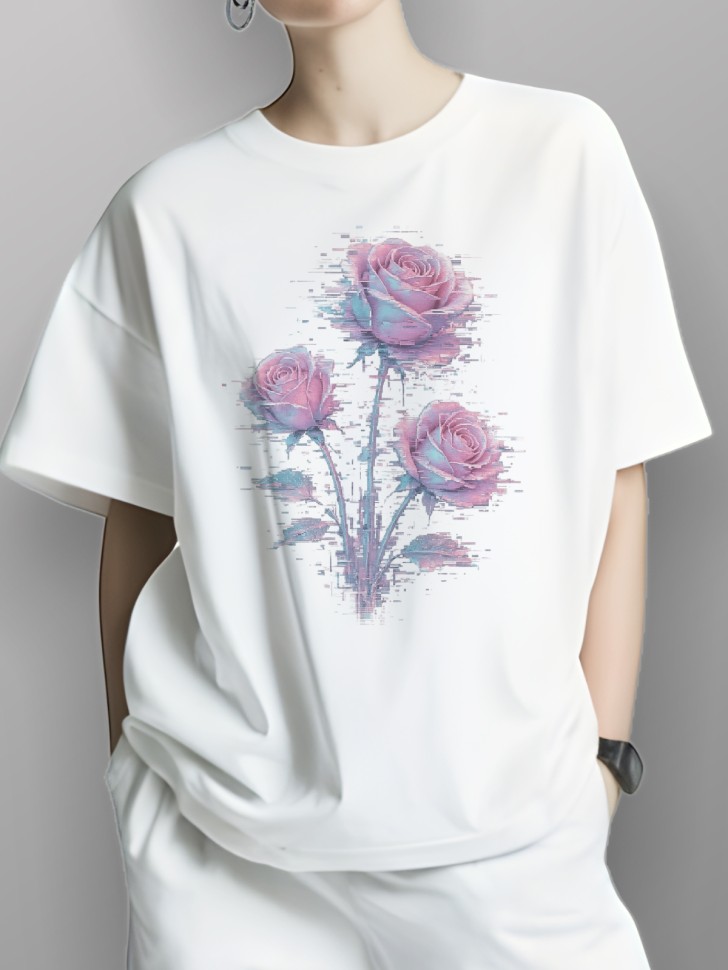 Футболка оверсайз с рисунком Футболка оверсайз с рисунком