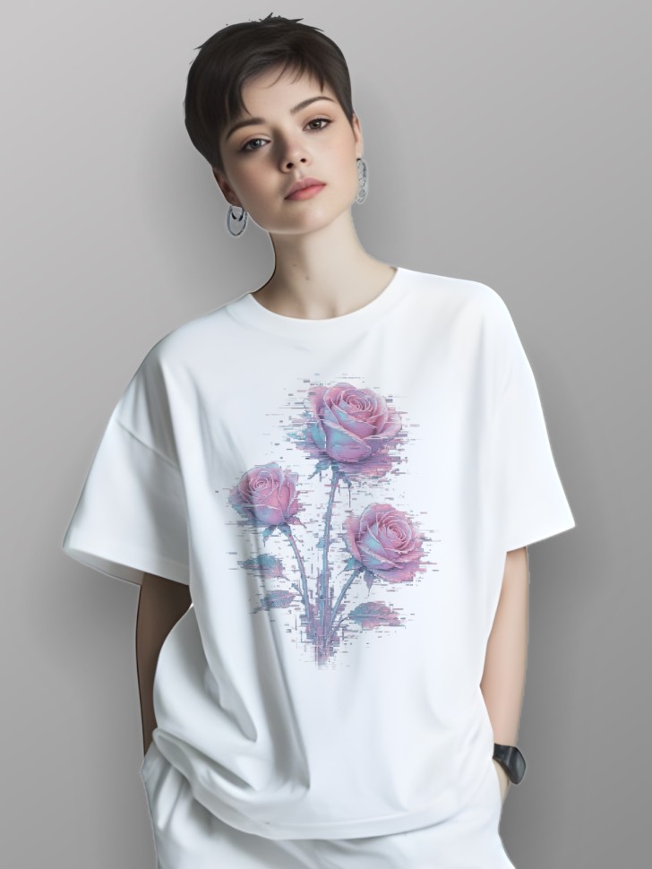 Футболка оверсайз с рисунком Футболка оверсайз с рисунком