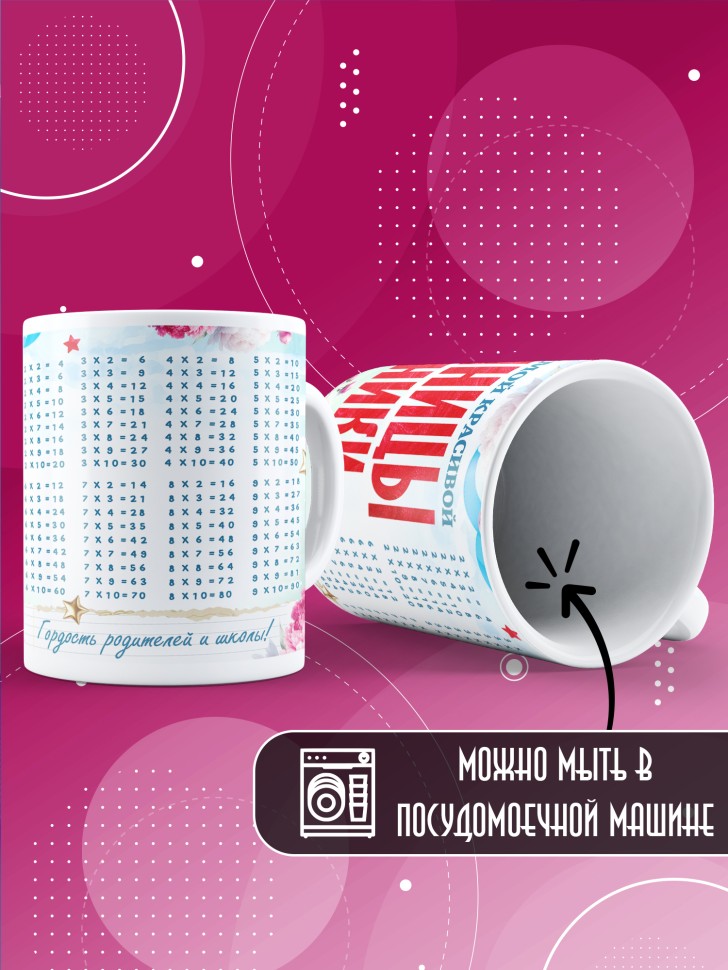 Кружка именная для школьницы Вероники