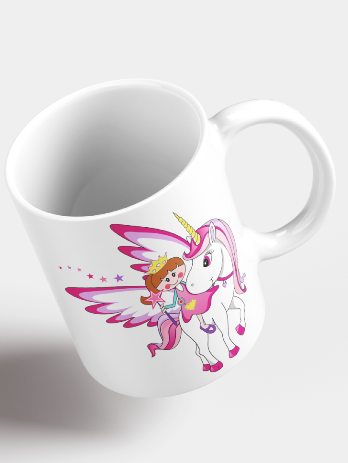 Кружка керамическая подарочная для ребенка принт Единорог