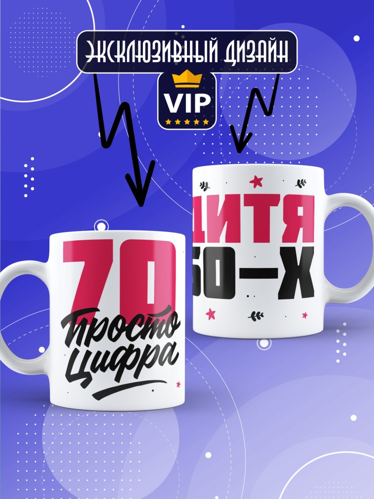 Кружка керамическая с принтом в подарок на день рождения